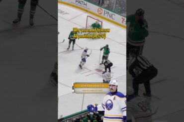 Alex Tuch steps in after the center gets kicked ouWing takes the draw. Hockey IQ → ProjectHockey.com
