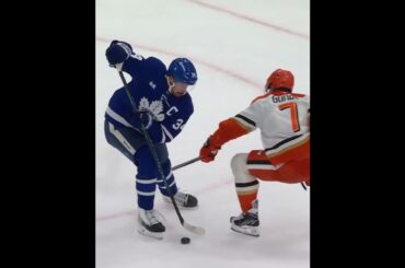 Ducks’ Gudas Ejected for Kneeing Leafs’ Matthews #shorts