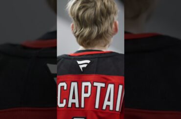 Like father, like son! Colton Greene wears the C at a recent Devils game. #shorts #njdevils #nhl