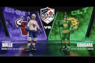 NAHA 2025-26 Season - Birmingham Bulls (13-12-2) @ Charlotte Cougars (12-10-5)