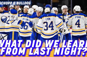 Bulldog's Takeaways From The Buffalo Sabres Loss Last Night