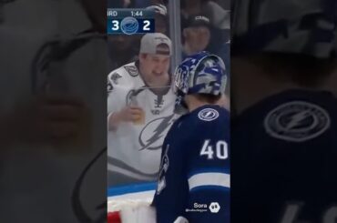 POV: Canucks Goalie SNAPPED After Chirping 🤯💥