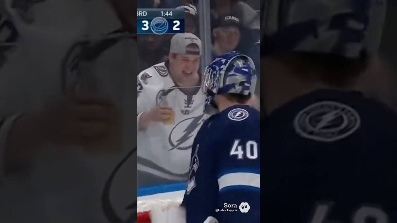 POV: Canucks Goalie SNAPPED After Chirping 🤯💥