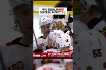 Arvid Soderblom Earns his FIRST Career Shutout Against Utah🎉🥳
