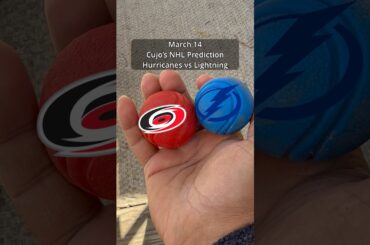 Cujo’s NHL Picks | Carolina Hurricanes vs Tampa Bay Lightning 🏒 03-14-2026 #CujoCatches