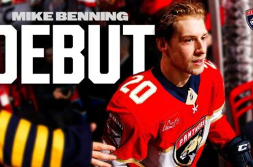 DEBUT ALL ACCESS | Mike Benning Shines in NHL Debut with Panthers