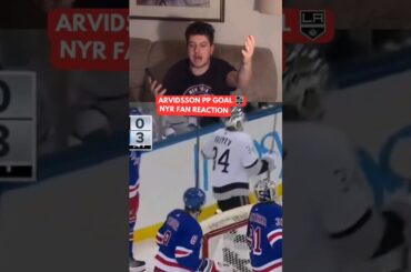 Viktor Arvidsson scores on the PP for the Kings vs the New York Rangers