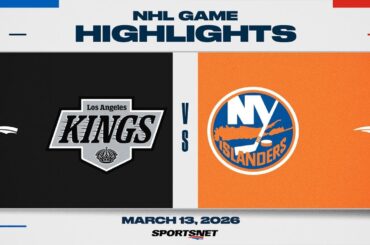 NHL Highlights | Kings vs. Islanders - March 13, 2026