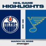 NHL Highlights | Oilers vs. Blues - March 13, 2026