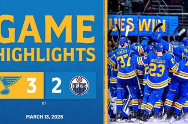 Game Highlights: Blues 3, Oilers 2 (OT)