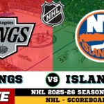 🔴LIVE : Los Angeles Kings Vs New York Islanders | NHL 2026 | NHL Live SCOREBOARD
