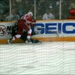 Brad Stuart crushes Logan Couture