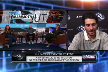 Utah Mammoth forward Nick Schmaltz joins NHL Now after signing eight-year contract