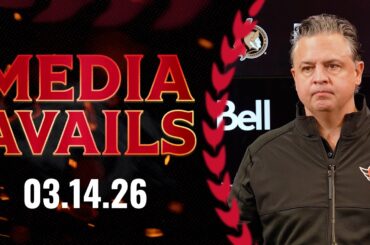 Travis Green Pregame Media vs ANA