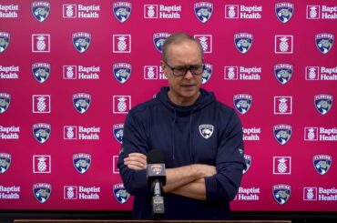Florida Panthers Coach Paul Maurice Updates Injuries; Sam Reinhart Out for Road Trip