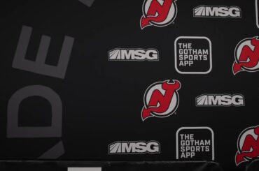 Keefe  talks to the media before facing the Kings