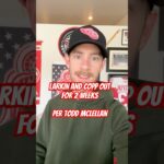 🚨BREAKING NEWS: LARKIN AND COPP OUT FOR 2 WEEKS FOR THE DETROIT RED WINGS #LGRW #RedWings