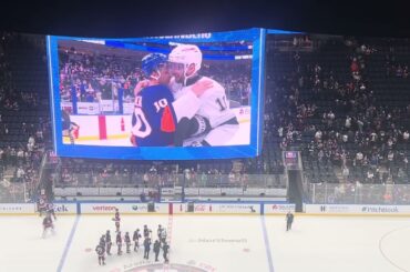 Anze Kopitar’s final handshake line at UBS Arena against the New York Islanders.