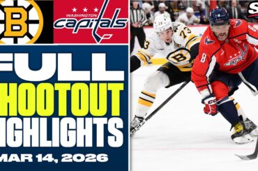 Boston Bruins at Washington Capitals | FULL Shootout Highlights - March 14, 2026