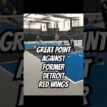 Great Pickleball Rally Against Former Detroit Red Wings!