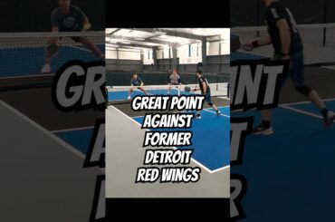 Great Pickleball Rally Against Former Detroit Red Wings!