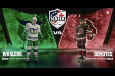 NAHA 2025-26 Season - Hartford Whalers (16-8-4) @ Arizona Coyotes (9-15-2)
