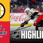 Bruins vs. Capitals | NHL Highlights | March 14, 2026