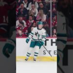 Macklin scores in Montreal!  #hockey #nhl #sharks #macklincelebrini