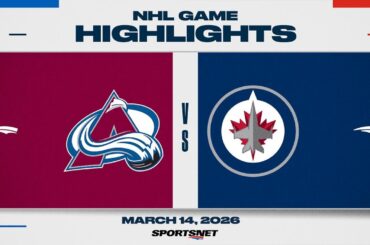 NHL Highlights | Avalanche vs. Jets - March 14, 2026