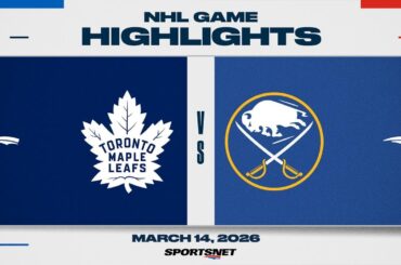NHL Highlights | Maple Leafs vs. Sabres - March 14, 2026