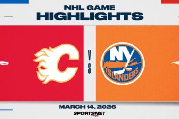 NHL Highlights | Flames vs. Islanders - March 14, 2026