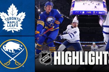 Maple Leafs vs. Sabres | NHL Highlights | March 14, 2026