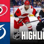 Hurricanes vs. Lightning | NHL Highlights | March 14, 2026