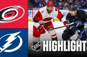 Hurricanes vs. Lightning | NHL Highlights | March 14, 2026