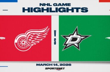NHL Highlights | Red Wings vs. Stars - March 14, 2026