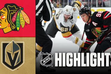 Blackhawks vs. Golden Knights | NHL Highlights | March 14, 2026