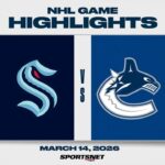 NHL Highlights | Canucks vs. Kraken - March 14, 2026