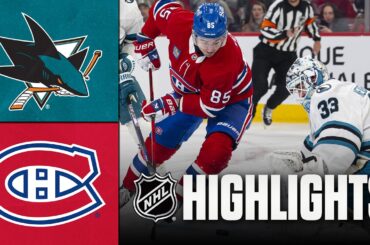 Sharks vs. Canadiens | NHL Highlights | March 14, 2026