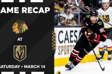 Blackhawks at Golden Knights Game Highlights | 3.14.26