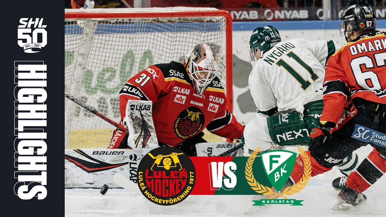 Luleå vs Färjestad | 14 mars 2026 | Highlights