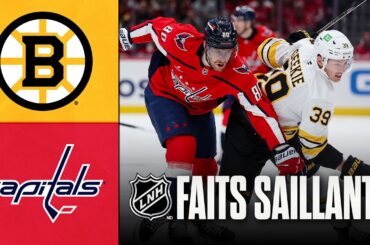 Bruins vs Capitals 14/03/26 | Faits saillants