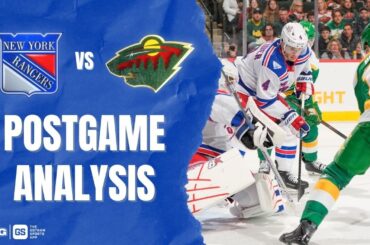 Igor Shines In 46 Save Performance - Rangers Defeat Wild 4-2 | New York Rangers