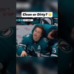 Celebrini shaken up after Barzal hit 🤕 #hockey #NHL #sjsharks