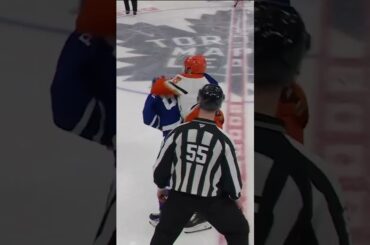 Michael Pezzetta DID NOT wait to get going in his Leafs debut 😳