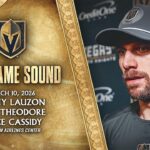 🎥 POSTGAME SOUND: Lauzon, Theodore & Cassidy