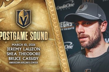 🎥 POSTGAME SOUND: Lauzon, Theodore & Cassidy