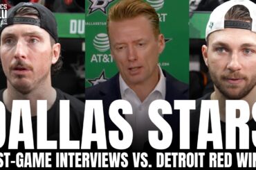 Matt Duchene, Michael Bunting, Thomas Harley & Glen Gulutzan Recap Dallas Stars Win vs. Detroit