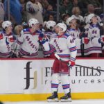 Rangers’ Gavrikov No-Look Backhands Bouncing Puck Home vs. Wild