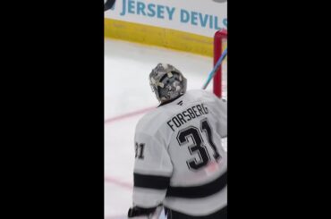 Nico Hischier with a Short Goal vs. Los Angeles Kings