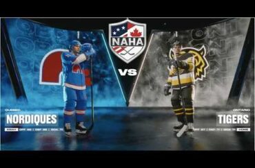 NAHA 2025-26 Season - Quebec Nordiques (18-9-3) @ Ontario Tigers (11-11-5)